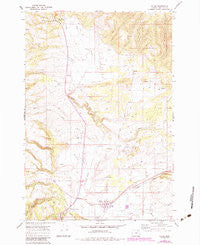 Ukiah Oregon Historical topographic map, 1:24000 scale, 7.5 X 7.5 Minute, Year 1967