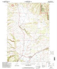 Ukiah Oregon Historical topographic map, 1:24000 scale, 7.5 X 7.5 Minute, Year 1995