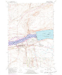 Umatilla Oregon Historical topographic map, 1:24000 scale, 7.5 X 7.5 Minute, Year 1962