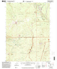 Union Peak Oregon Historical topographic map, 1:24000 scale, 7.5 X 7.5 Minute, Year 1998