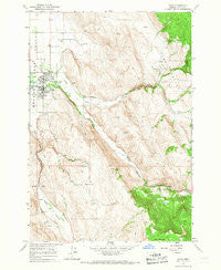 Union Oregon Historical topographic map, 1:24000 scale, 7.5 X 7.5 Minute, Year 1965