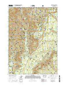 Union Creek Oregon Current topographic map, 1:24000 scale, 7.5 X 7.5 Minute, Year 2014