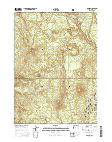 Union Peak Oregon Current topographic map, 1:24000 scale, 7.5 X 7.5 Minute, Year 2014