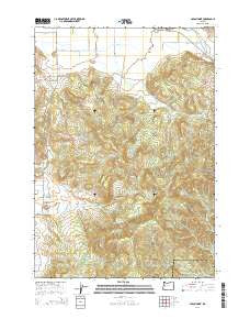 Union Point Oregon Current topographic map, 1:24000 scale, 7.5 X 7.5 Minute, Year 2014