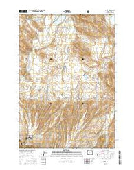 Unity Oregon Current topographic map, 1:24000 scale, 7.5 X 7.5 Minute, Year 2014