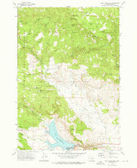 Unity Reservoir Oregon Historical topographic map, 1:24000 scale, 7.5 X 7.5 Minute, Year 1972