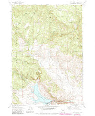 Unity Reservoir Oregon Historical topographic map, 1:24000 scale, 7.5 X 7.5 Minute, Year 1972