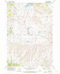 Unity Oregon Historical topographic map, 1:24000 scale, 7.5 X 7.5 Minute, Year 1972