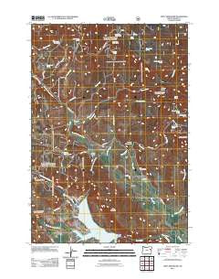 Unity Reservoir Oregon Historical topographic map, 1:24000 scale, 7.5 X 7.5 Minute, Year 2011