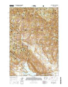 Unity Reservoir Oregon Current topographic map, 1:24000 scale, 7.5 X 7.5 Minute, Year 2014
