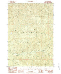 Upper Soda Oregon Historical topographic map, 1:24000 scale, 7.5 X 7.5 Minute, Year 1985