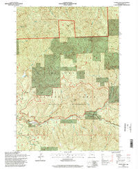 Upper Soda Oregon Historical topographic map, 1:24000 scale, 7.5 X 7.5 Minute, Year 1994