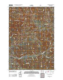 Upper Soda Oregon Historical topographic map, 1:24000 scale, 7.5 X 7.5 Minute, Year 2011