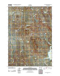 Upton Mountain Oregon Historical topographic map, 1:24000 scale, 7.5 X 7.5 Minute, Year 2011