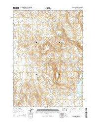 Upton Mountain Oregon Current topographic map, 1:24000 scale, 7.5 X 7.5 Minute, Year 2014