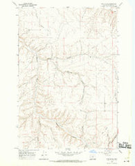Utts Butte Oregon Historical topographic map, 1:24000 scale, 7.5 X 7.5 Minute, Year 1968