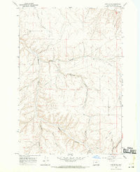 Utts Butte Oregon Historical topographic map, 1:24000 scale, 7.5 X 7.5 Minute, Year 1968