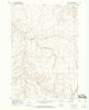 Utts Butte Oregon Historical topographic map, 1:24000 scale, 7.5 X 7.5 Minute, Year 1968