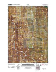 Utts Butte Oregon Historical topographic map, 1:24000 scale, 7.5 X 7.5 Minute, Year 2011
