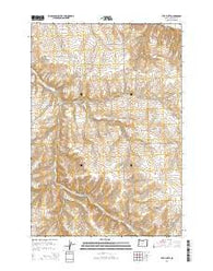 Utts Butte Oregon Current topographic map, 1:24000 scale, 7.5 X 7.5 Minute, Year 2014