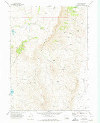 V Lake Oregon Historical topographic map, 1:24000 scale, 7.5 X 7.5 Minute, Year 1971