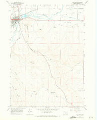Vale East Oregon Historical topographic map, 1:24000 scale, 7.5 X 7.5 Minute, Year 1967