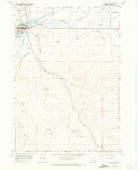 Vale East Oregon Historical topographic map, 1:24000 scale, 7.5 X 7.5 Minute, Year 1967
