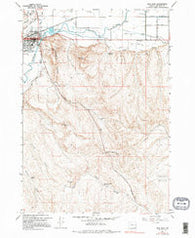 Vale East Oregon Historical topographic map, 1:24000 scale, 7.5 X 7.5 Minute, Year 1967