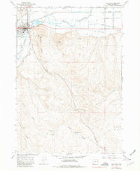 Vale East Oregon Historical topographic map, 1:24000 scale, 7.5 X 7.5 Minute, Year 1967