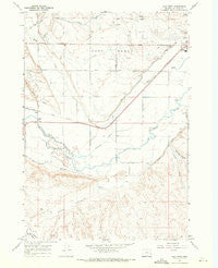 Vale West Oregon Historical topographic map, 1:24000 scale, 7.5 X 7.5 Minute, Year 1967