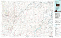 Vale Oregon Historical topographic map, 1:100000 scale, 30 X 60 Minute, Year 1993