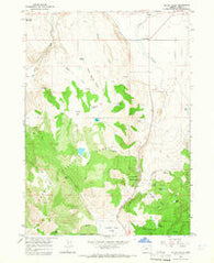 Valley Falls Oregon Historical topographic map, 1:24000 scale, 7.5 X 7.5 Minute, Year 1964