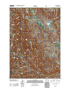 Van Oregon Historical topographic map, 1:24000 scale, 7.5 X 7.5 Minute, Year 2011