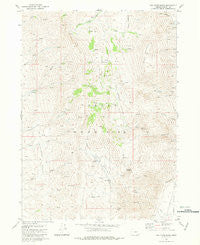 Van Horn Basin Oregon Historical topographic map, 1:24000 scale, 7.5 X 7.5 Minute, Year 1981