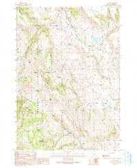 Van Oregon Historical topographic map, 1:24000 scale, 7.5 X 7.5 Minute, Year 1990