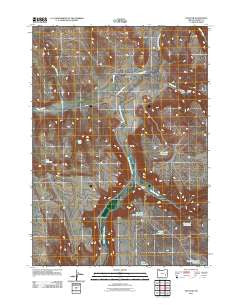 Venator Oregon Historical topographic map, 1:24000 scale, 7.5 X 7.5 Minute, Year 2011