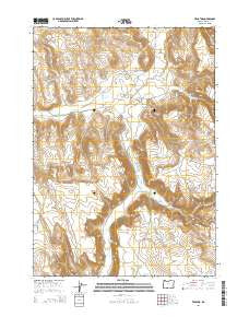Venator Oregon Current topographic map, 1:24000 scale, 7.5 X 7.5 Minute, Year 2014