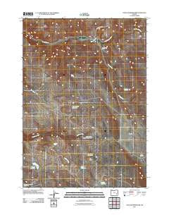 Venator Reservoir Oregon Historical topographic map, 1:24000 scale, 7.5 X 7.5 Minute, Year 2011
