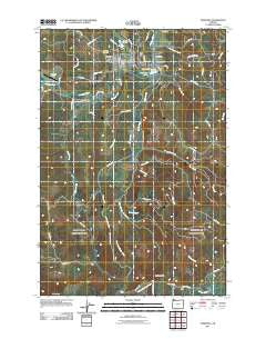 Vernonia Oregon Historical topographic map, 1:24000 scale, 7.5 X 7.5 Minute, Year 2011