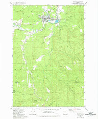 Vernonia Oregon Historical topographic map, 1:24000 scale, 7.5 X 7.5 Minute, Year 1979