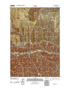Vey Ranch Oregon Historical topographic map, 1:24000 scale, 7.5 X 7.5 Minute, Year 2011