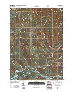 Vida Oregon Historical topographic map, 1:24000 scale, 7.5 X 7.5 Minute, Year 2011