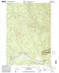 Vida Oregon Historical topographic map, 1:24000 scale, 7.5 X 7.5 Minute, Year 1997