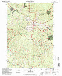 Vinegar Hill Oregon Historical topographic map, 1:24000 scale, 7.5 X 7.5 Minute, Year 1995