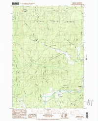 Vinemaple Oregon Historical topographic map, 1:24000 scale, 7.5 X 7.5 Minute, Year 1984