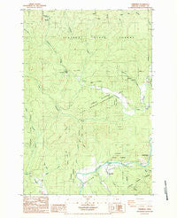 Vinemaple Oregon Historical topographic map, 1:24000 scale, 7.5 X 7.5 Minute, Year 1984