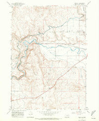 Vines Hill Oregon Historical topographic map, 1:24000 scale, 7.5 X 7.5 Minute, Year 1967