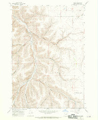 Vinson Oregon Historical topographic map, 1:24000 scale, 7.5 X 7.5 Minute, Year 1968