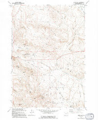 Virtue Flat Oregon Historical topographic map, 1:24000 scale, 7.5 X 7.5 Minute, Year 1994