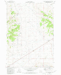 Wagontire Mtn East Oregon Historical topographic map, 1:24000 scale, 7.5 X 7.5 Minute, Year 1980